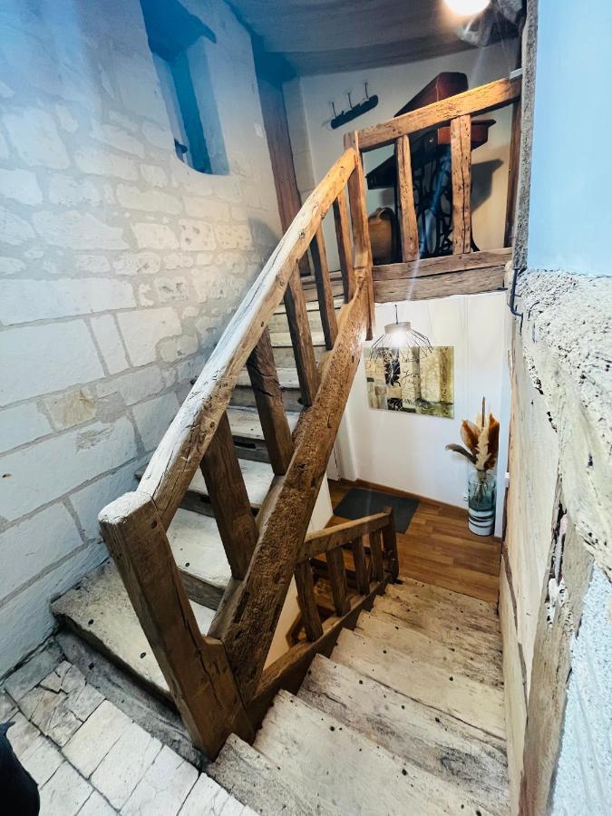 Chez Mimie Les Hotes Fontevraud-l'Abbaye Esterno foto